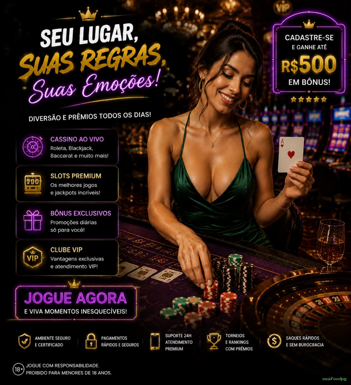 Cassino ao vivo com dealers reais da Evolution Gaming